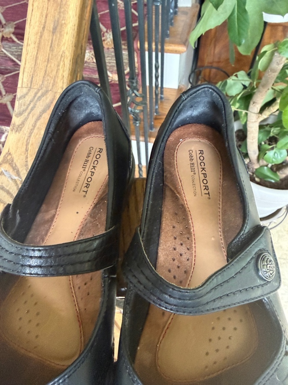 ROCKPORT COBB HILL ladies Mary Jane style slip on shoe very good cond size 9 1/2 - Picture 11 of 12